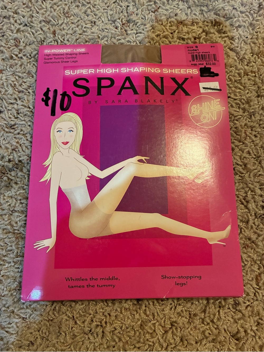 SPANX Super High Shaping Sheers - Pink Packaging / Nude Sheer